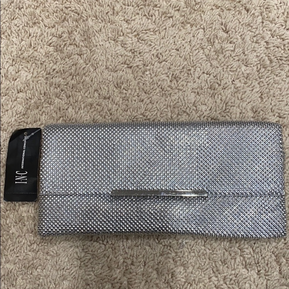 Silver INC Clutch BRAND NEW